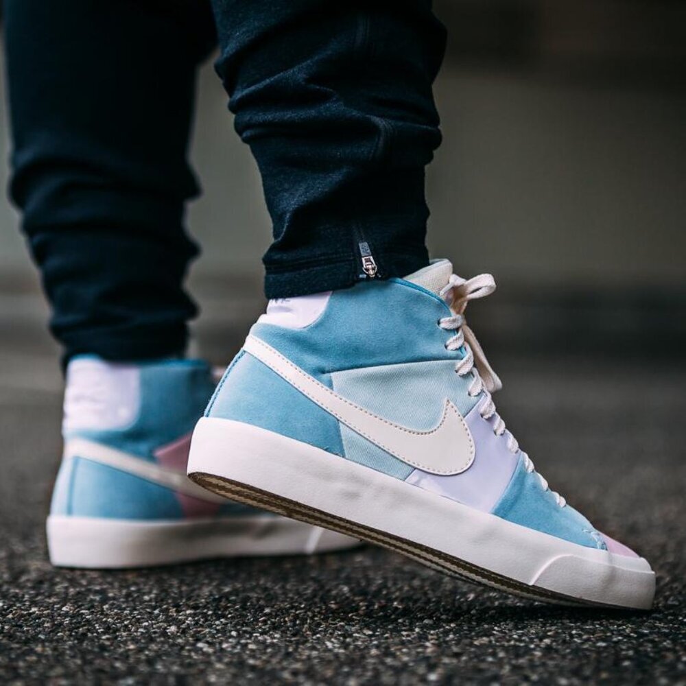 Nike Spring Patchwork Blazer Royal Easter Qs Pink… - image 5